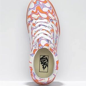 Vans Women's Psychedelic Pattern Platform Sneakers